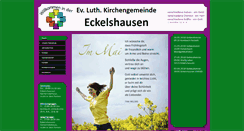 Desktop Screenshot of kirche-eckelshausen.de